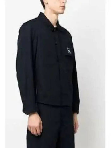 CP Company Metropolis Zip Up Shirt Jacket Black 13CMSH133A 002824G - CP COMPANY - BALAAN 1