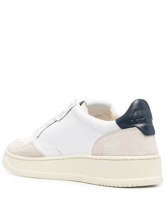 Medalist Navy Tab Low Top Sneakers White Blue - AUTRY - BALAAN 4