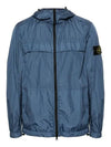 Garment Dyed Crinkle Reps R-Nylon Jacket Avio Blue - STONE ISLAND - BALAAN 2