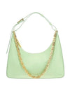 Moon Cut Chain Shoulder Bag Green - GIVENCHY - BALAAN 1