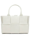 Arco Mini Tote Bag White - BOTTEGA VENETA - BALAAN 4