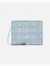 30 Montaigne Dea Raffia Pouch Blue - DIOR - BALAAN 2