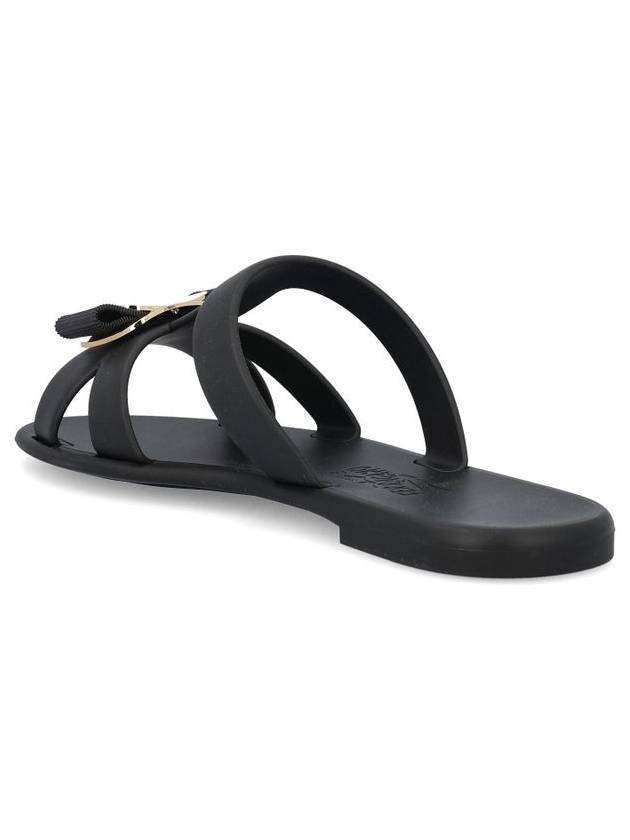 Salvatore Ferragamo Sandals Black - SALVATORE FERRAGAMO - BALAAN 3