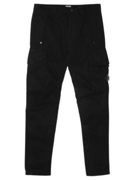 Stretch satin cargo pants ergonomic fit - CP COMPANY - BALAAN 1