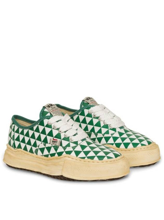 Yasuhiro Mihara Men's Green Biker Sneakers A07FW732 - MAISON MIHARA YASUHIRO - BALAAN 1