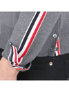 Men's Wool Stripe Knit Top Grey - THOM BROWNE - 8
