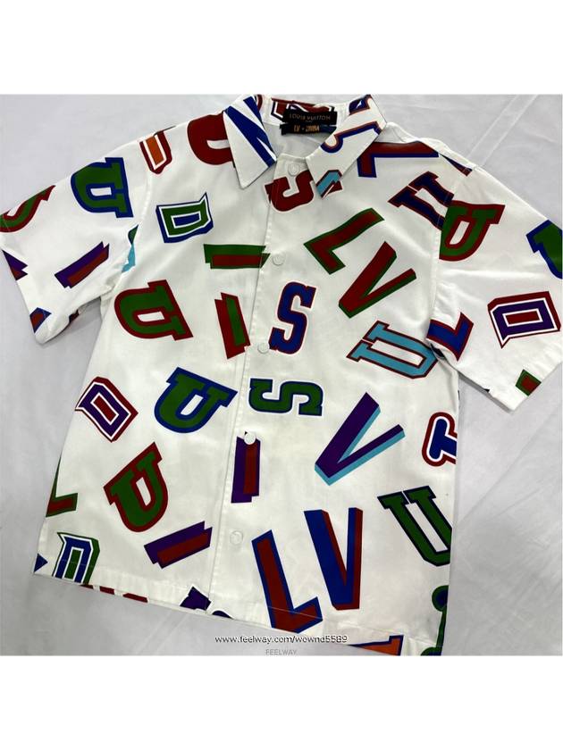 Fromato XS LV NBA Men s Basketball Lettering Multi Logo Short Sleeve Shirt - LOUIS VUITTON - BALAAN 6