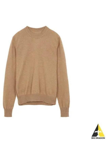 Women s Signature Stitch Piping Detail Cashmere Knit Beige SI0HA000 - MAISON MARGIELA - BALAAN 1