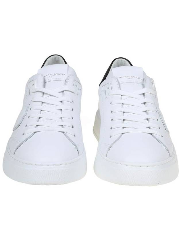 Men's Temple Tennis Black Tab Low Top Sneakers White - PHILIPPE MODEL - BALAAN 4