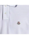 Moncler Logo Patch Cotton PK Shirt White - MONCLER - BALAAN 3