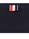 Men's Three-Stripe Tab Pocket Loopback Crew Neck Sweatshirt Navy - THOM BROWNE - BALAAN 7