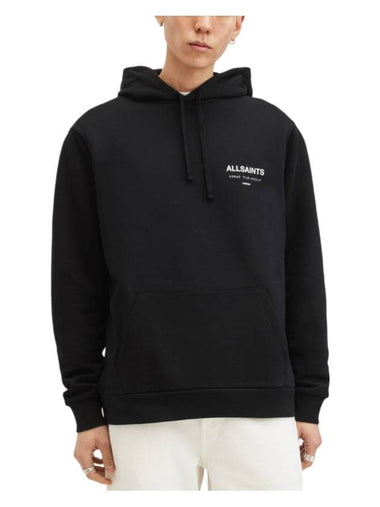 Underground Logo Hoodie Black - ALLSAINTS - BALAAN 1