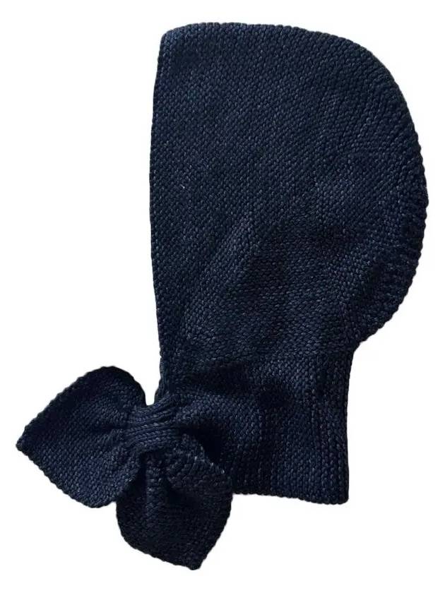 Kids Sladding Wool Hood Navy MP155006 420 - MISHA&PUFF - BALAAN 3