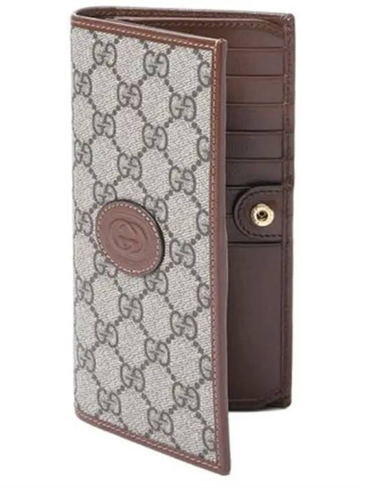 Interlocking G Long Wallet Beige - GUCCI - BALAAN 2