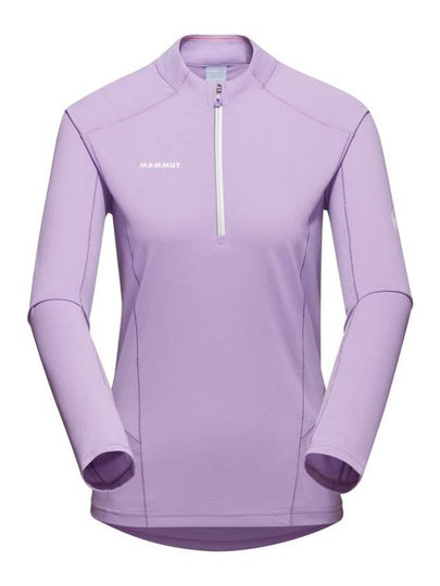 Aenergy FL ​​Half Zip-up Long Sleeve T-shirt Light Purple - MAMMUT - BALAAN 2