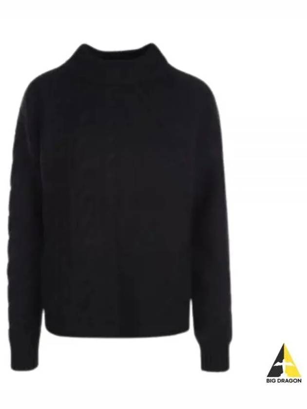 Accordo Cashmere Wool Knit Top Black - MAX MARA - BALAAN 2