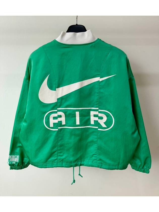 Air Woven Oversized Bomber Jacket Spring Green - NIKE - BALAAN 6