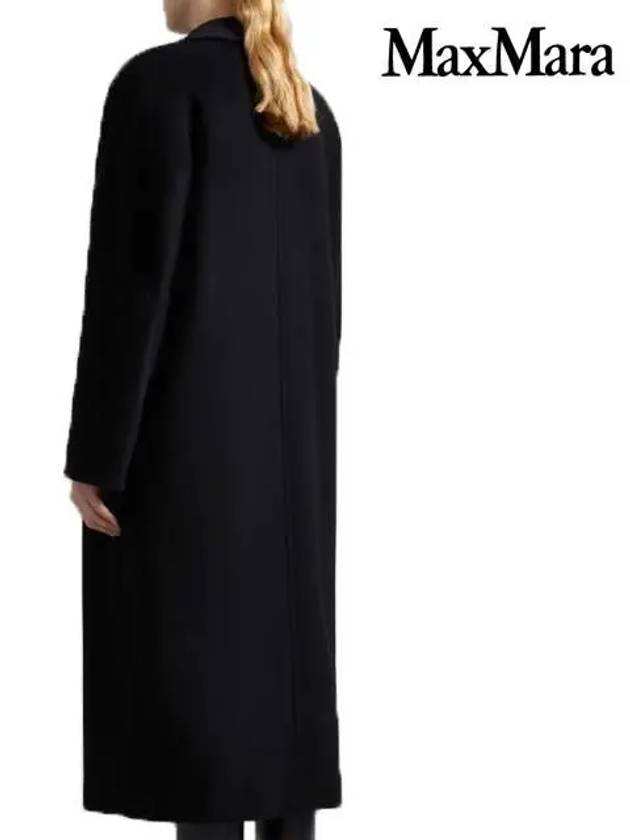 Madame Wool Double Coat Black - MAX MARA - BALAAN.