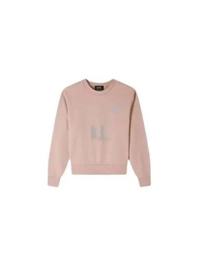 Rue Madame Cotton Sweatshirt Pink - A.P.C. - BALAAN 2