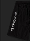 Logo Swarm Shorts Shorts Black Men - MONCLER - BALAAN 4