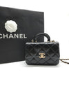 Chain Lambskin Mini Bag Gold Black - CHANEL - BALAAN 2