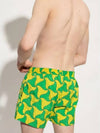 Bottega Veneta Print Tech Triangle Swim Shorts Yellow Green - BOTTEGA VENETA - BALAAN 5