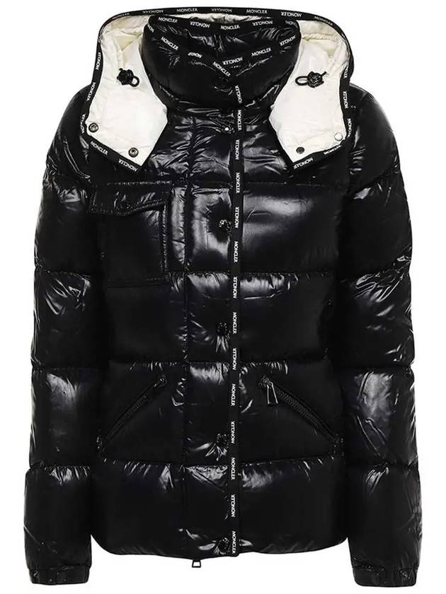 Women's Flumet Down Short Padded Black - MONCLER - BALAAN 3