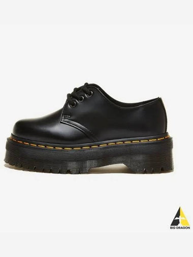 Dr Martens 1461 Quad BLACK POLISHED SMOOTH - DR. MARTENS - BALAAN 1