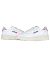 Medalist Pink Tab Low Top Sneakers White - AUTRY - BALAAN 2