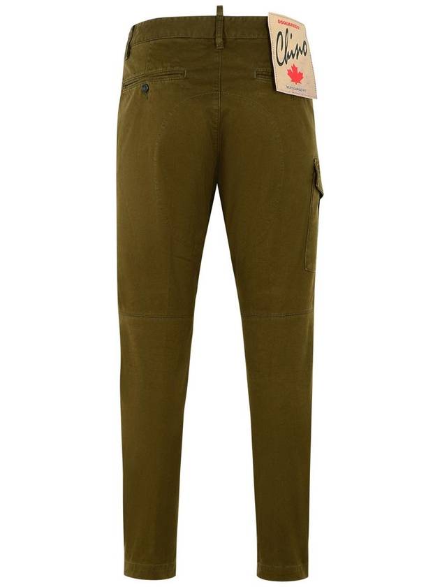 DSQUARED2 'Sexy' Dark Green Cotton Cargo Pantone - DSQUARED2 - BALAAN 3