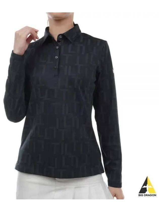 Tonal Jacquard Shirt TKPWT700J BK Women s - TITLEIST - BALAAN 1