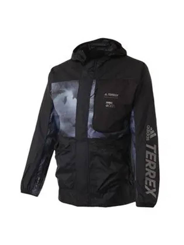 BBC Long Windbreaker Jacket Black