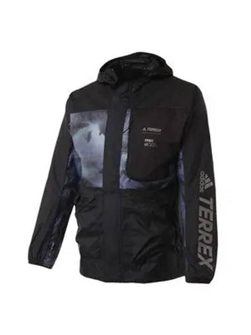 BBC Long Windbreaker Jacket Black - ADIDAS - BALAAN 1