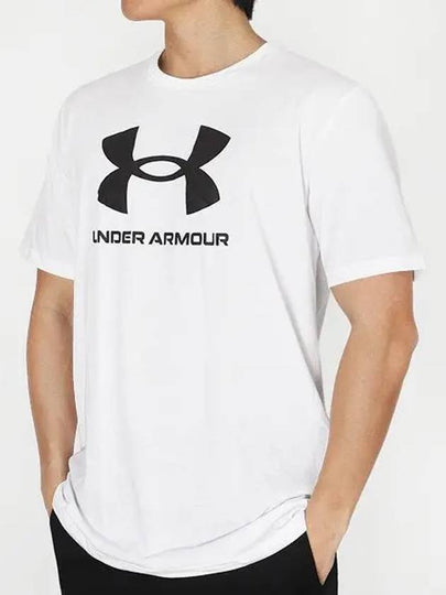 UA Sportsstyle Logo Short Sleeve T-Shirt  White - UNDER ARMOUR - BALAAN 2