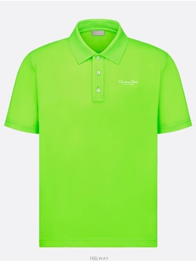 Couture Polo Shirt Green - DIOR - BALAAN 2