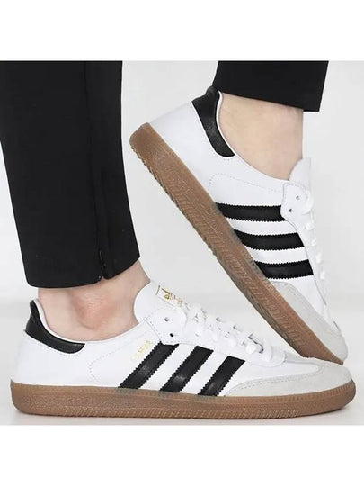 Samba Decon Leather Low Top Sneakers White - ADIDAS - BALAAN 2