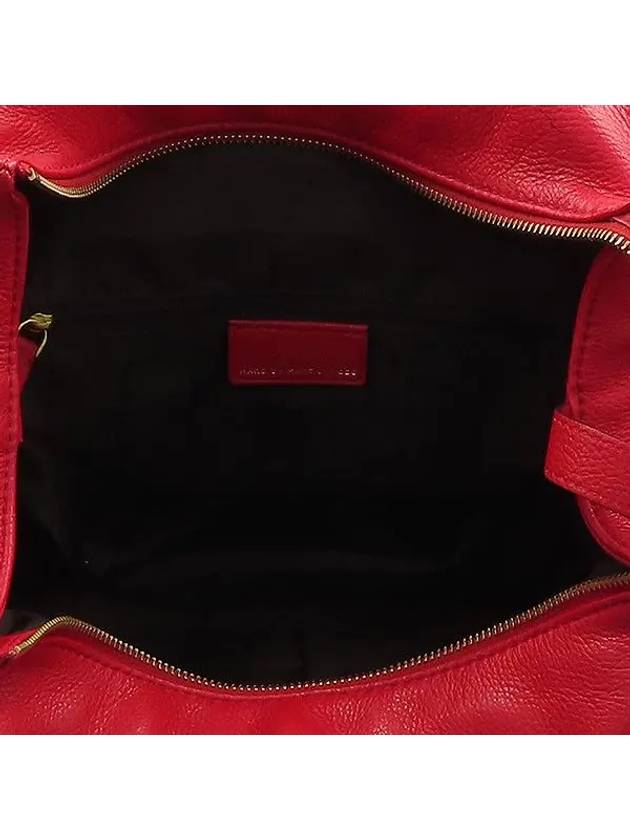 M0006274 Red leather gold decorated tote bag - MARC JACOBS - BALAAN 4