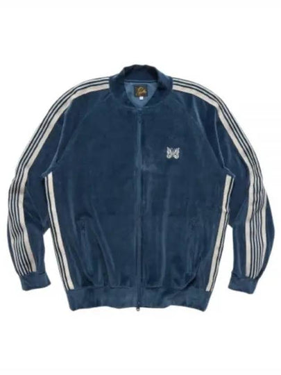 RC CPe Velour Track Jacket Marine Blue - NEEDLES - BALAAN 2