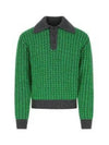 Textured Knit Top Green - BOTTEGA VENETA - BALAAN 2