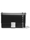 Box 4G Chain Small Leather Shoulder Bag Black - GIVENCHY - BALAAN 3