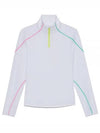 Women'S Sun Shield Quarter Zip Long Sleeve T-Shirt White - G/FORE - BALAAN 2