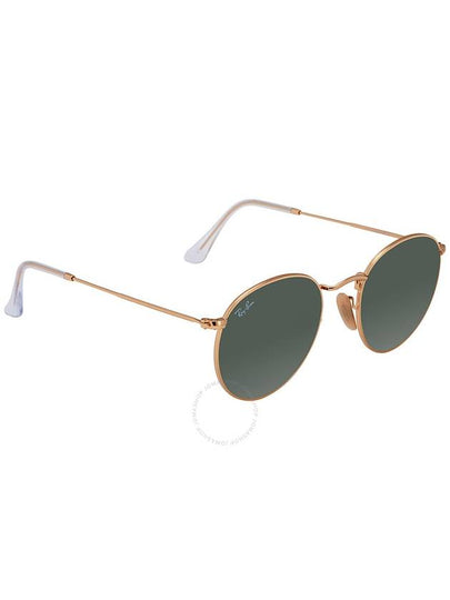 Ray Ban Round Metal Green Classic G-15 Unisex Sunglasses RB3447N 001 50 - RAY-BAN - BALAAN 2