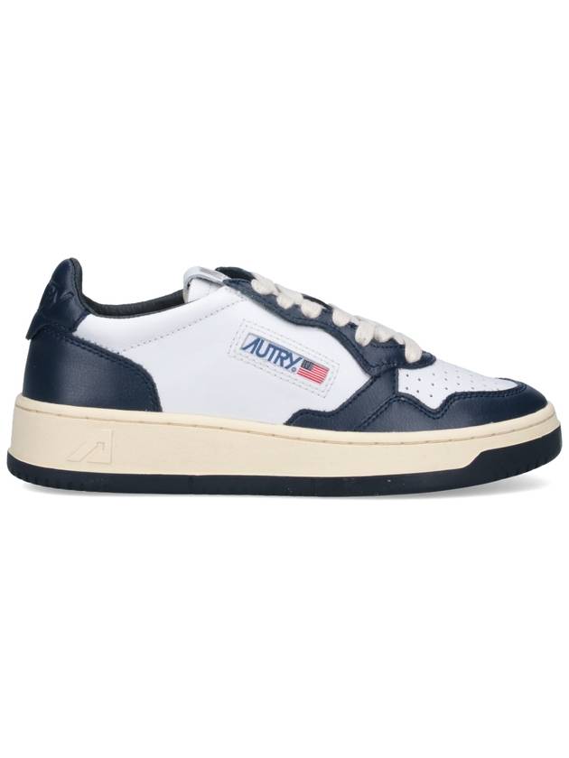 Medalist Goatskin Low Top Sneakers White Navy - AUTRY - BALAAN 2