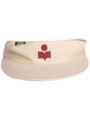 Embroidered Logo Visor Cap Ivory - ISABEL MARANT - BALAAN 2