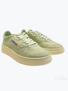 Women's Medalist Goatskin Low Top Sneakers Green - AUTRY - BALAAN 2