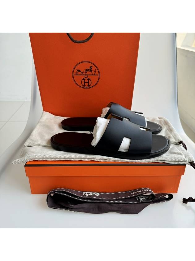 Izmir Sandal Calfskin & Noir - HERMES - BALAAN 11