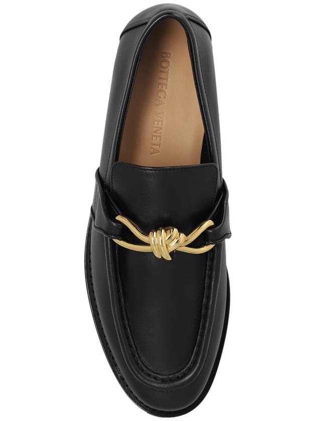 Astaire Leather Loafers Black - BOTTEGA VENETA - BALAAN 7