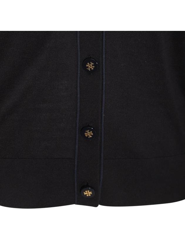 Simone Knit Cardigan Black - TORY BURCH - BALAAN 4