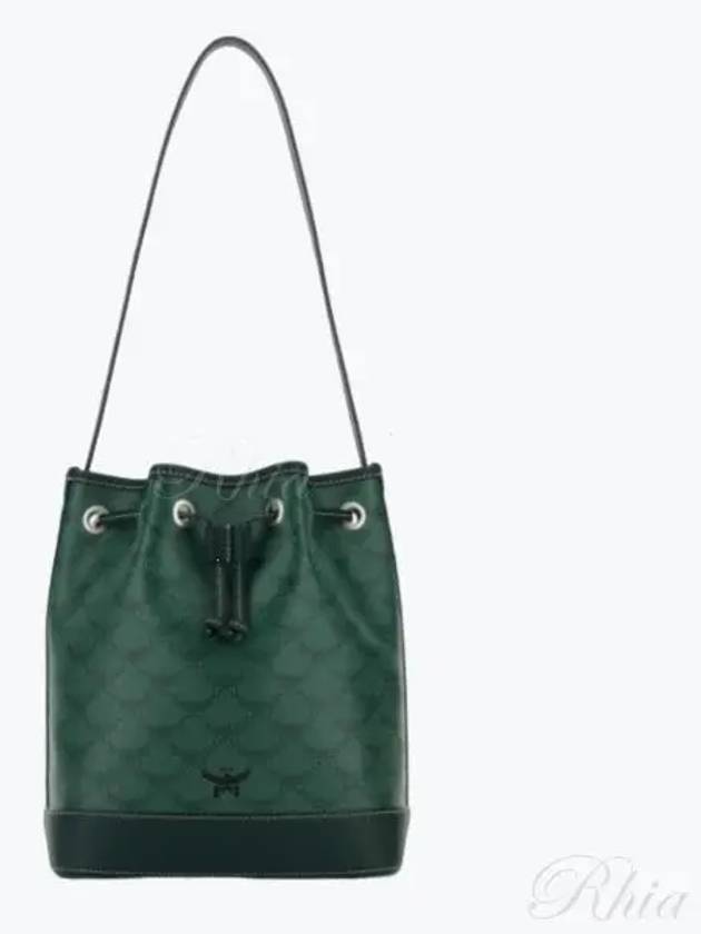 Bucket Shoulder Bag Women s Green - MCM - BALAAN 2