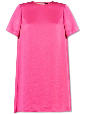 Theory Satin Dress, Women's, Pink - THEORY - BALAAN 1